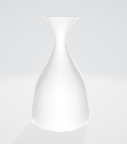 3D model of decorative vase for interior design projects